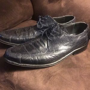 Genuine Ostrich Skin Shoes